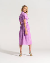 Fria Cotton Anglaise Dress Lilac