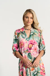 Sandy Tunic Pink Daisy