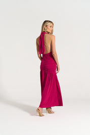 Diva Dress in Magenta