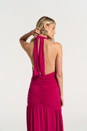 Diva Dress in Magenta