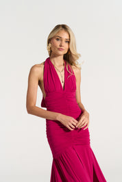 Diva Dress in Magenta