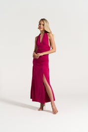 Diva Dress in Magenta