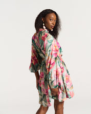 Heather Flounce Dress Pink Daisy