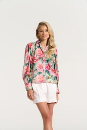 Bellow Shirt Pink Daisy