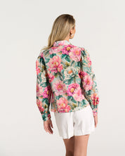 Bellow Shirt Pink Daisy