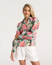 Bellow Shirt Pink Daisy