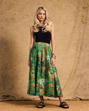 Cotton Hoop Skirt In Amazon Cheetah