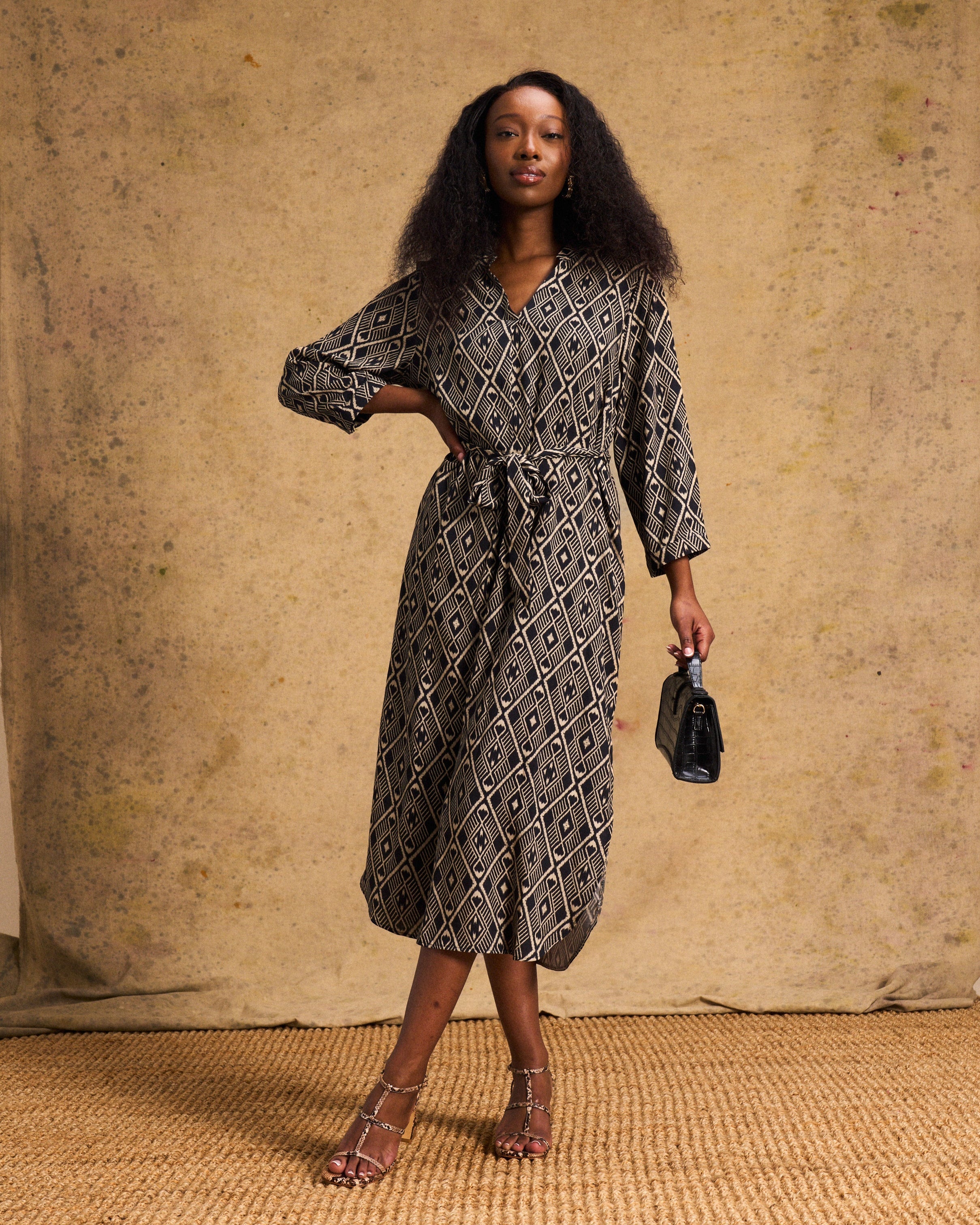 Sandy Tunic In Shield Print