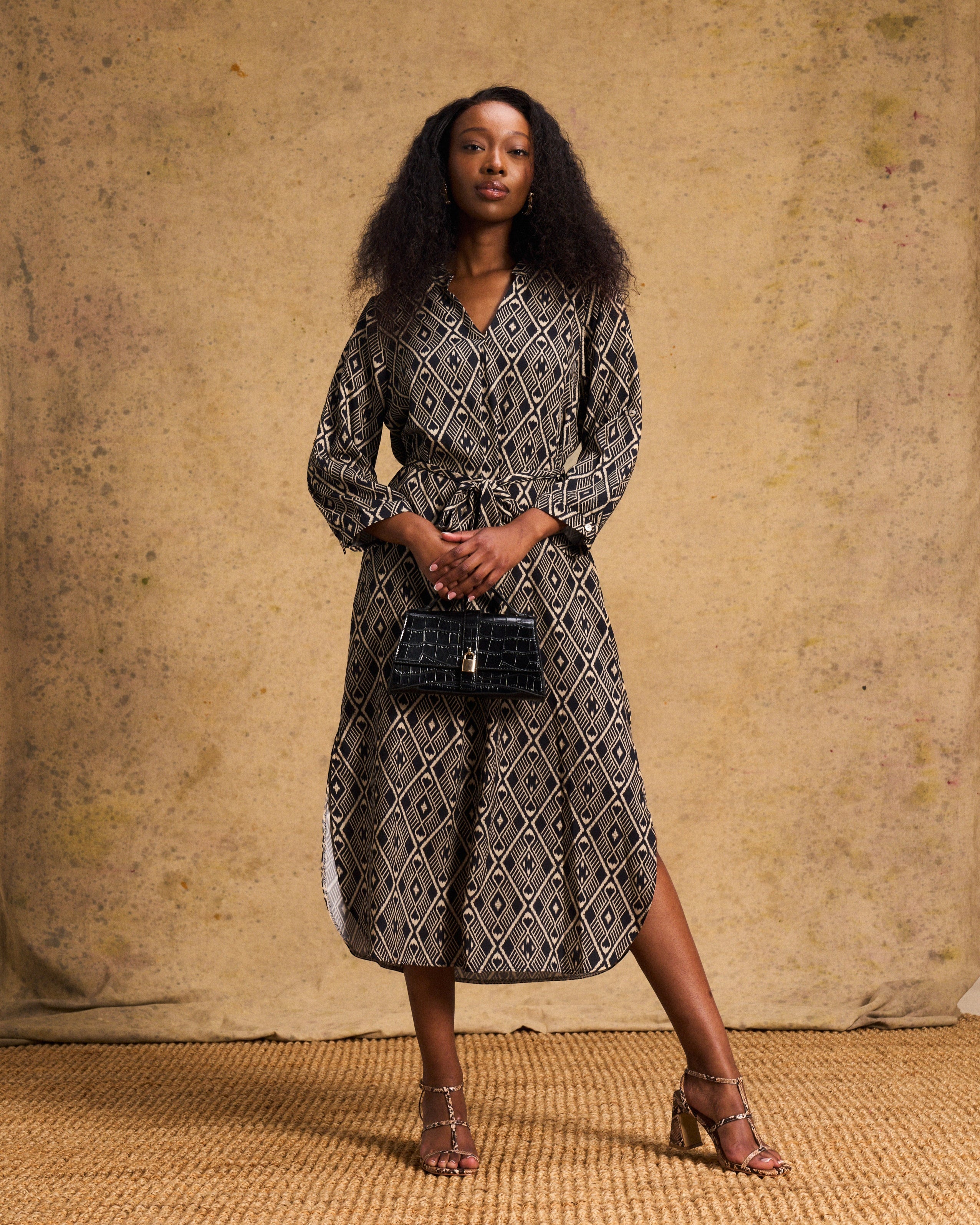 Sandy Tunic In Shield Print