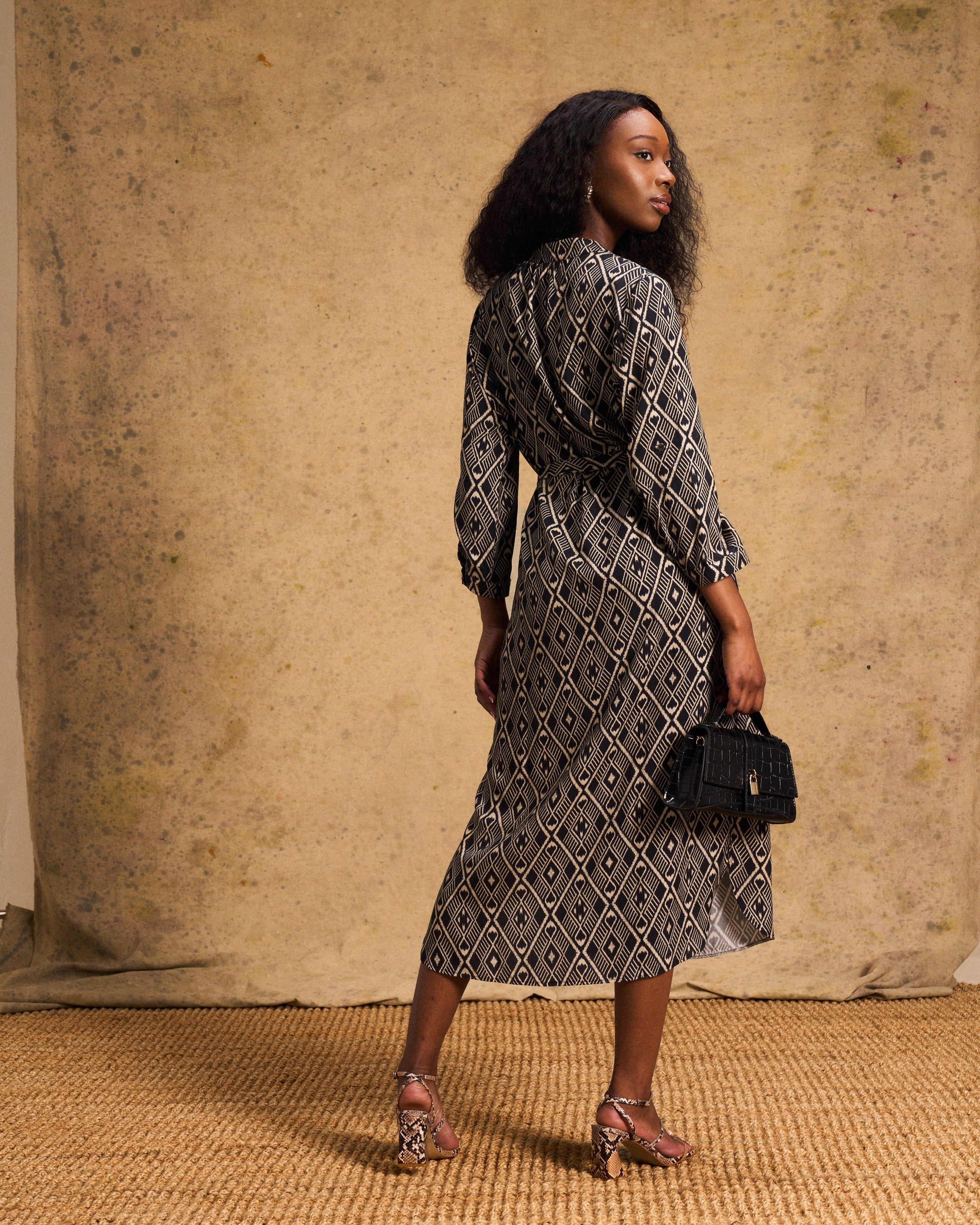 Sandy Tunic In Shield Print