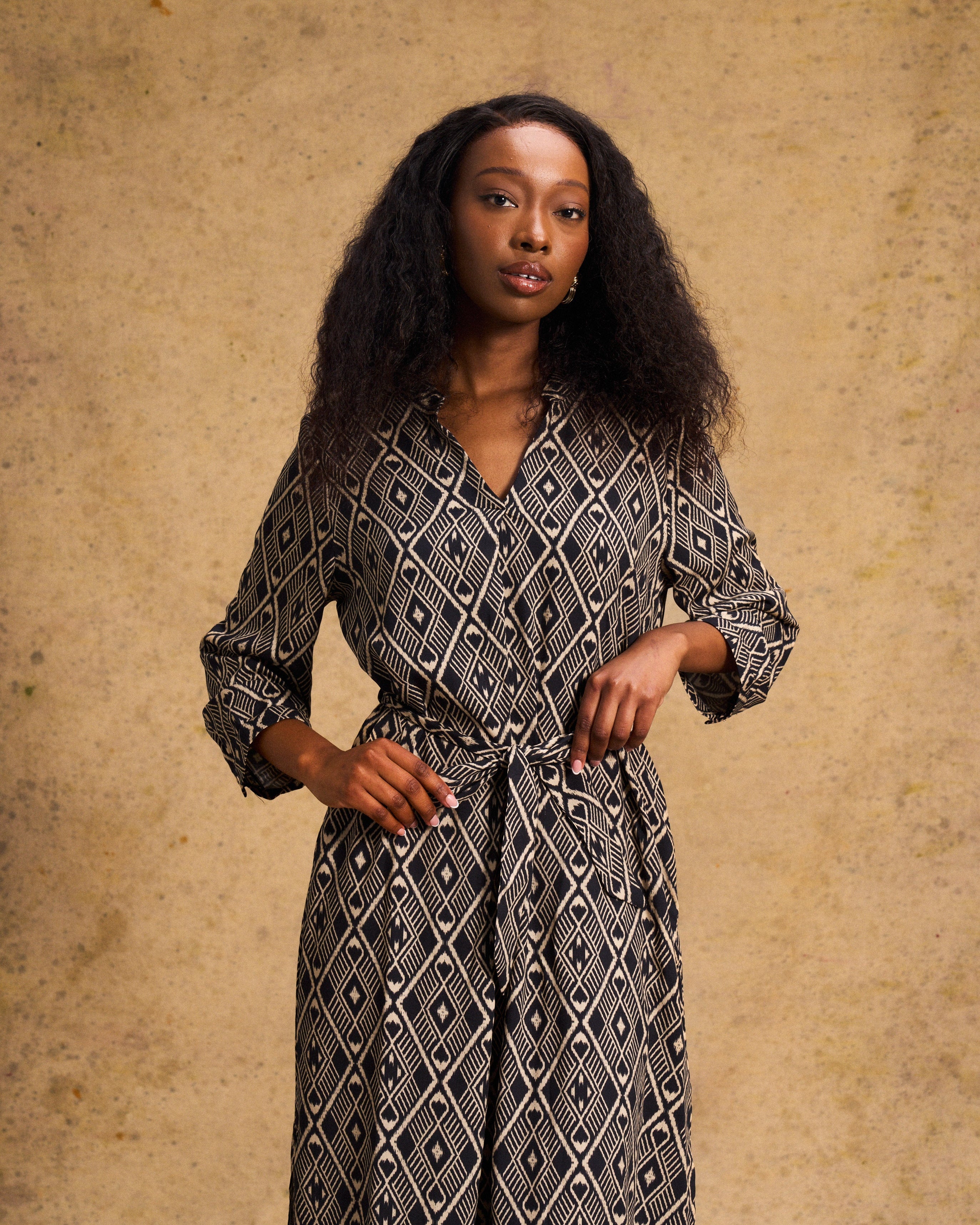 Sandy Tunic In Shield Print