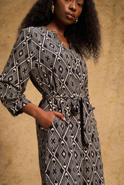 Sandy Tunic In Shield Print