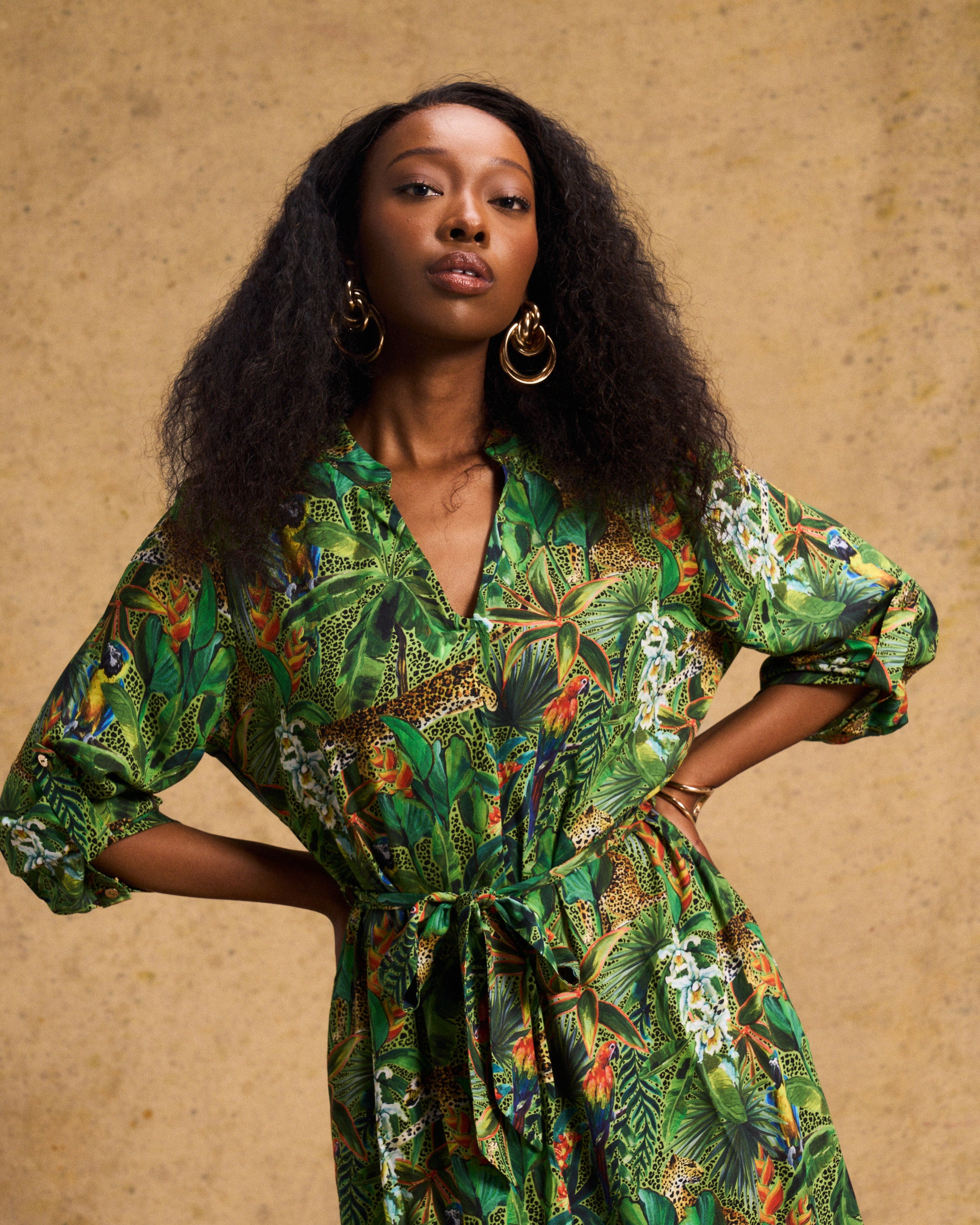 Sandy Tunic In Amazon Cheetah