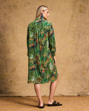 Hailey Shirt Dress In Amazon Cheetah