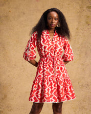 Marrakech Mini In Tangerine Ikat