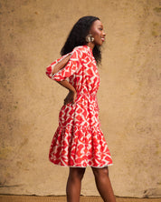 Marrakech Mini In Tangerine Ikat