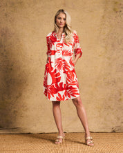 West Belted Tunic Orange