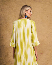 Sam Tunic In Lime Lines