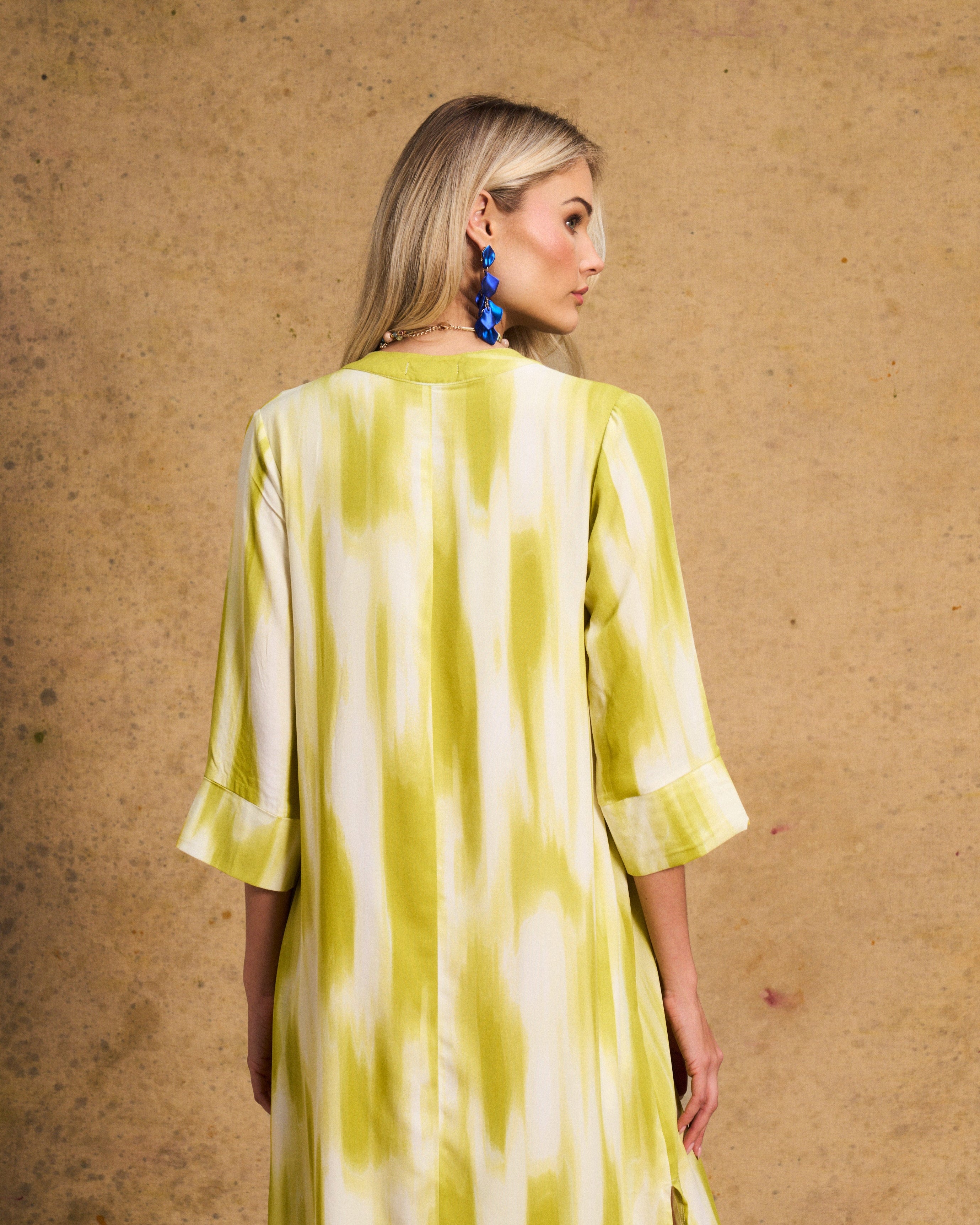 Sam Tunic In Lime Lines