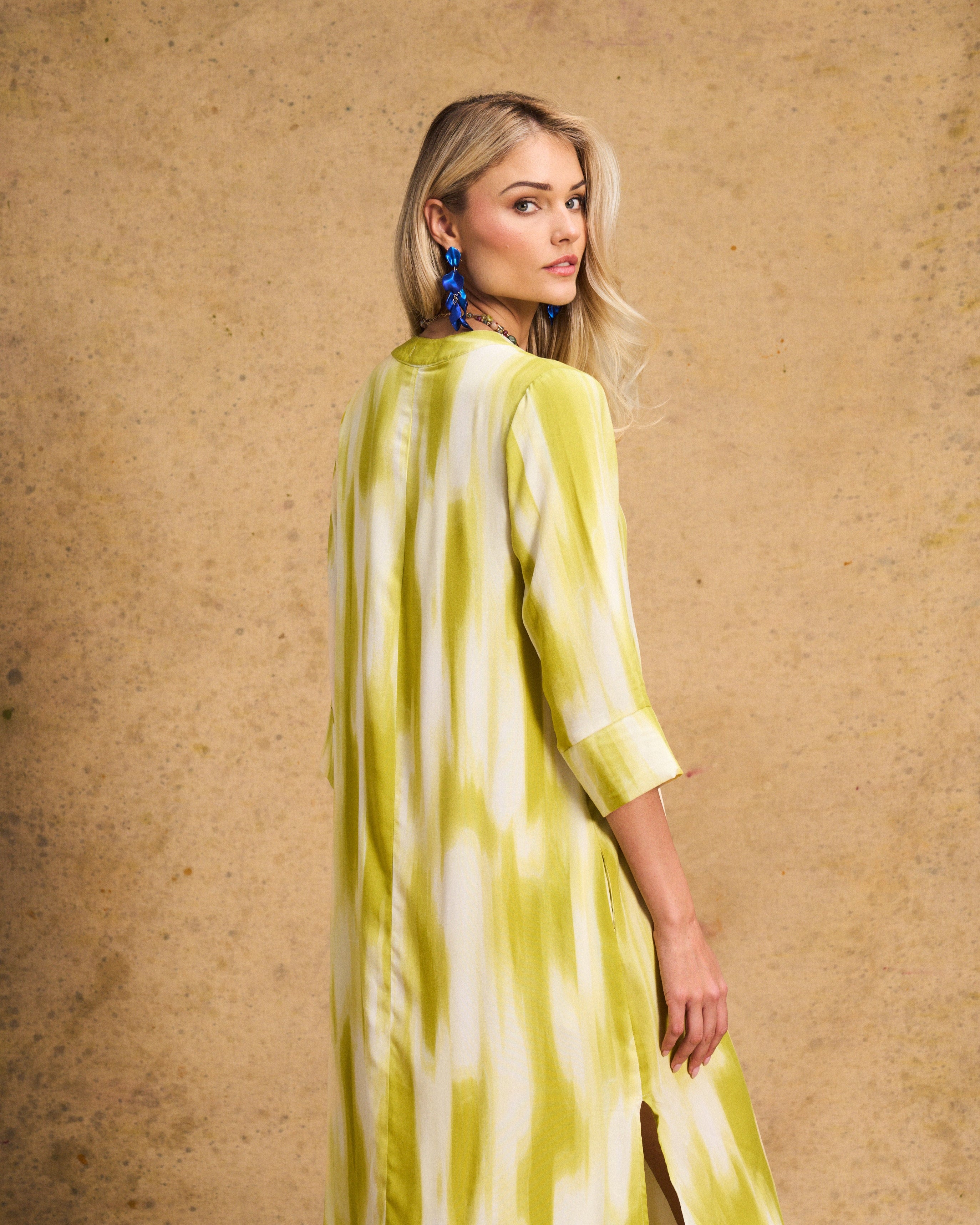 Sam Tunic In Lime Lines