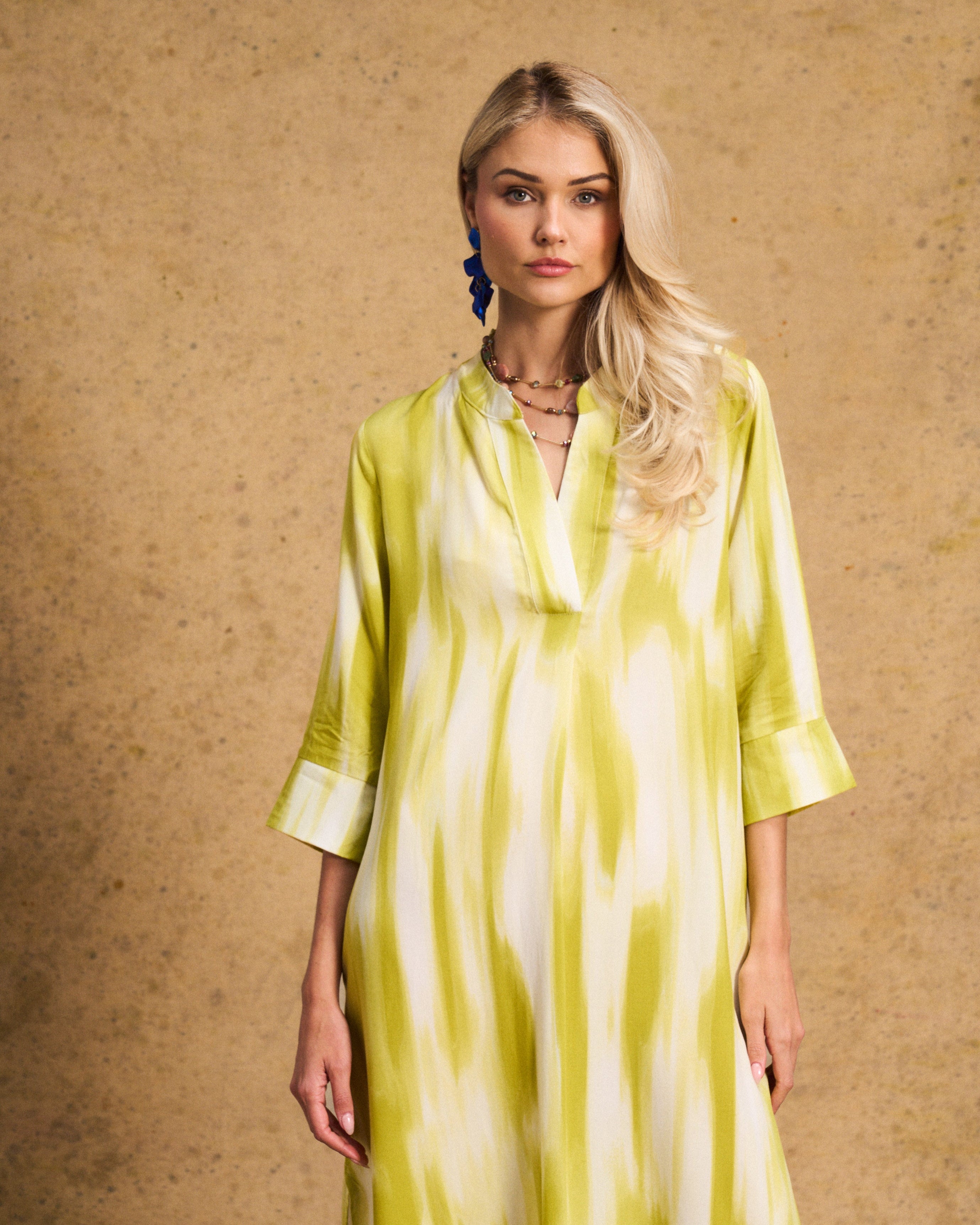 Sam Tunic In Lime Lines