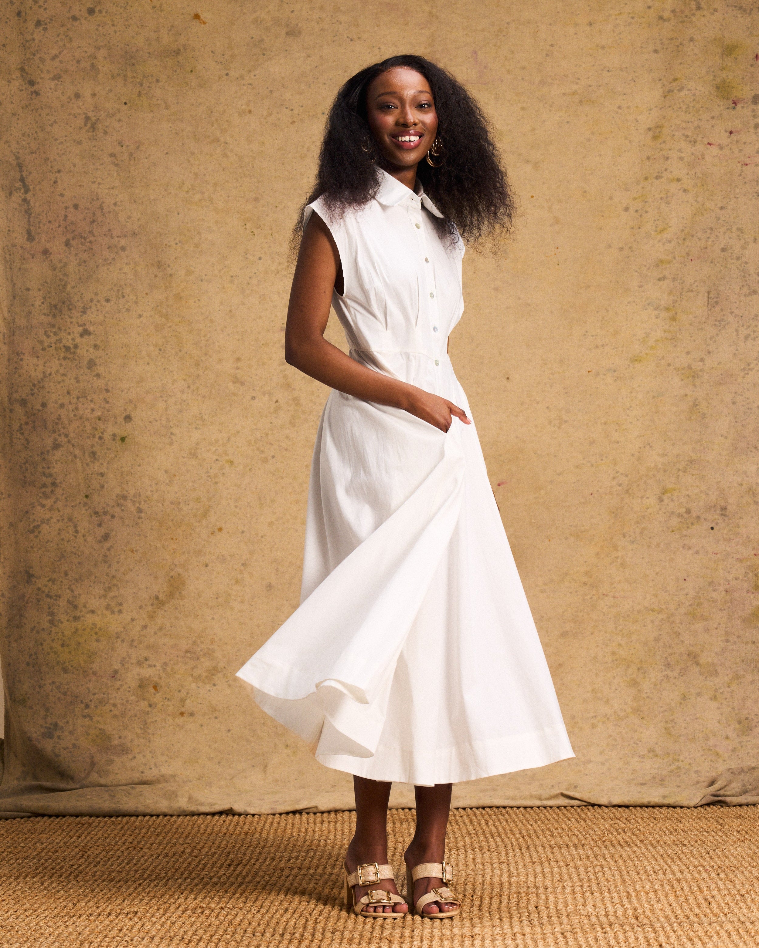 Penelope Dress in White