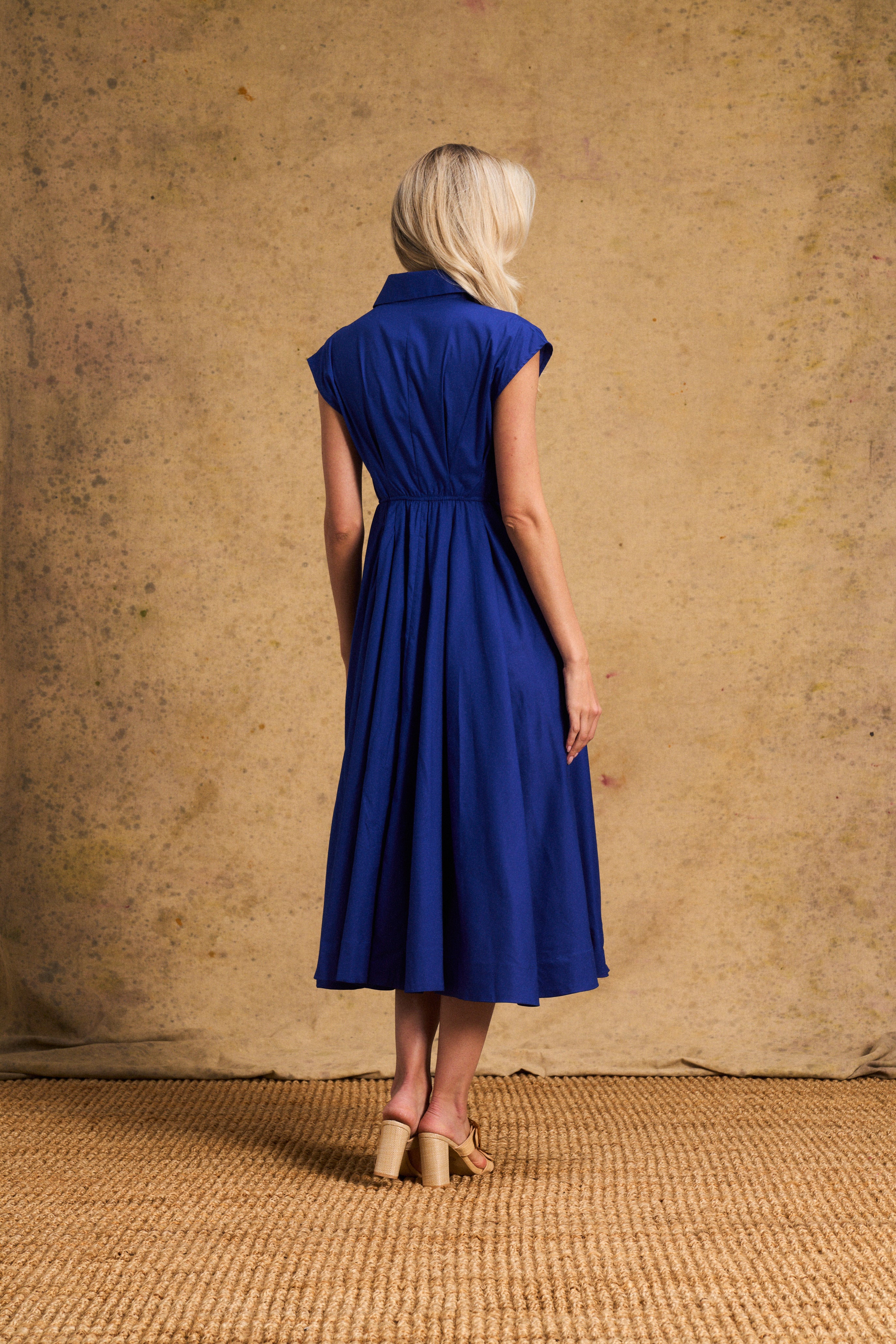 Penelope Dress in Cobalt