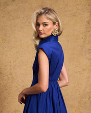 Penelope Dress in Cobalt