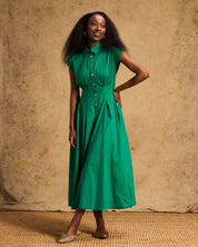 Penelope Dress in Apple Green