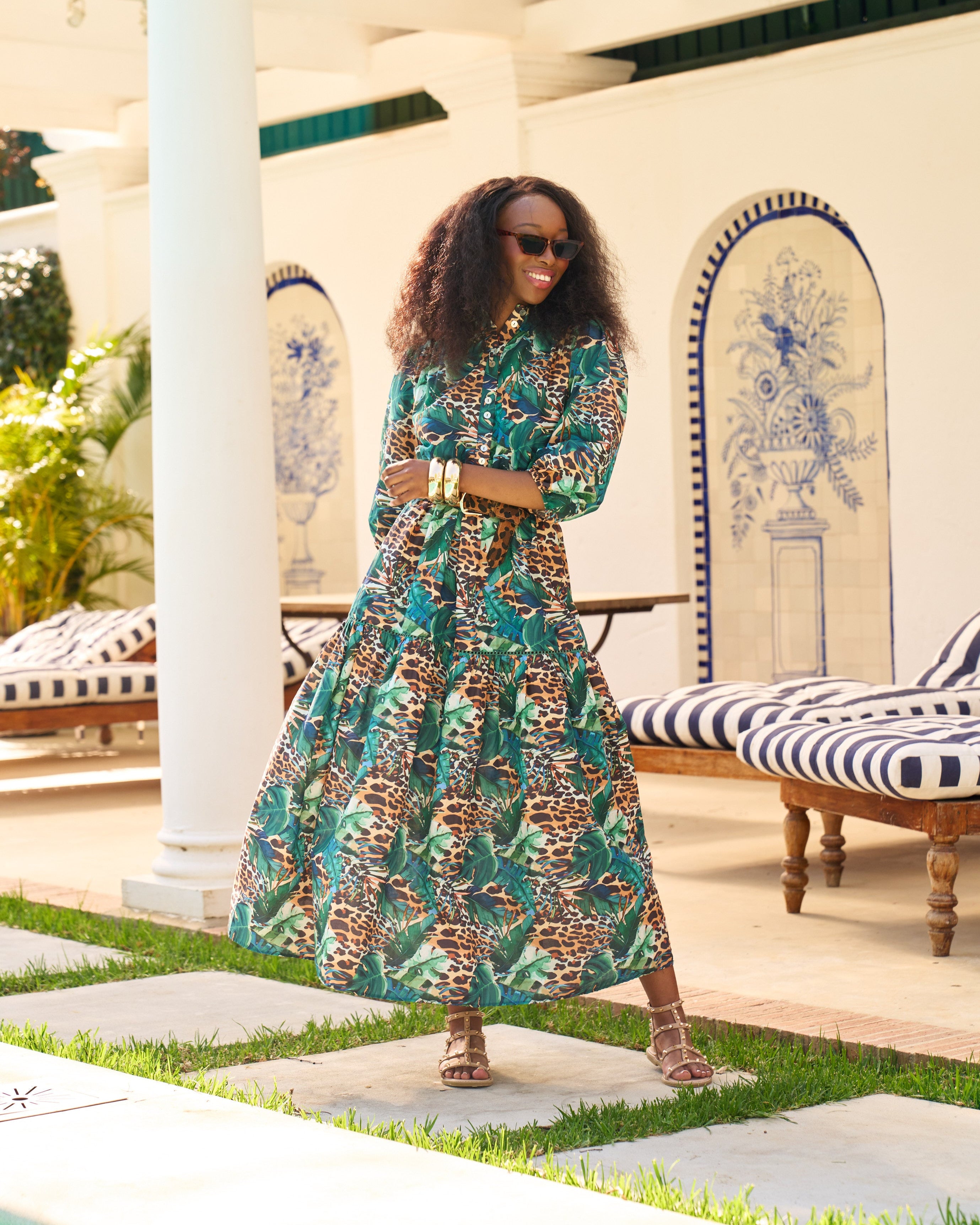 Bella Tier Maxi Botanical Jungle