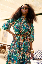 Bella Tier Maxi Botanical Jungle