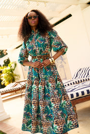 Bella Tier Maxi Botanical Jungle