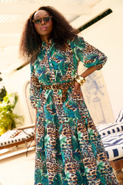 Bella Tier Maxi Botanical Jungle