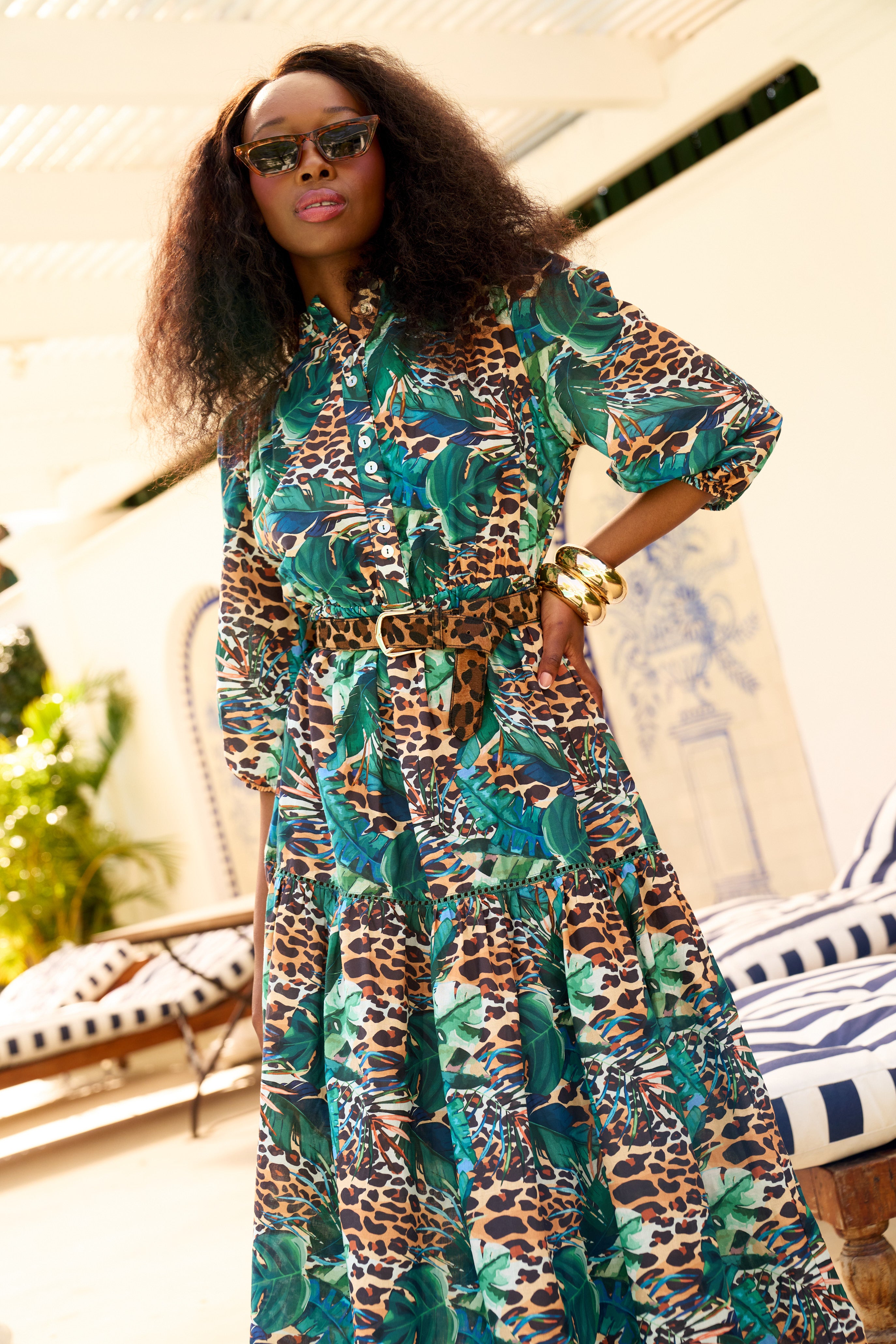 Bella Tier Maxi Botanical Jungle