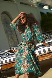 Bella Tier Maxi Botanical Jungle