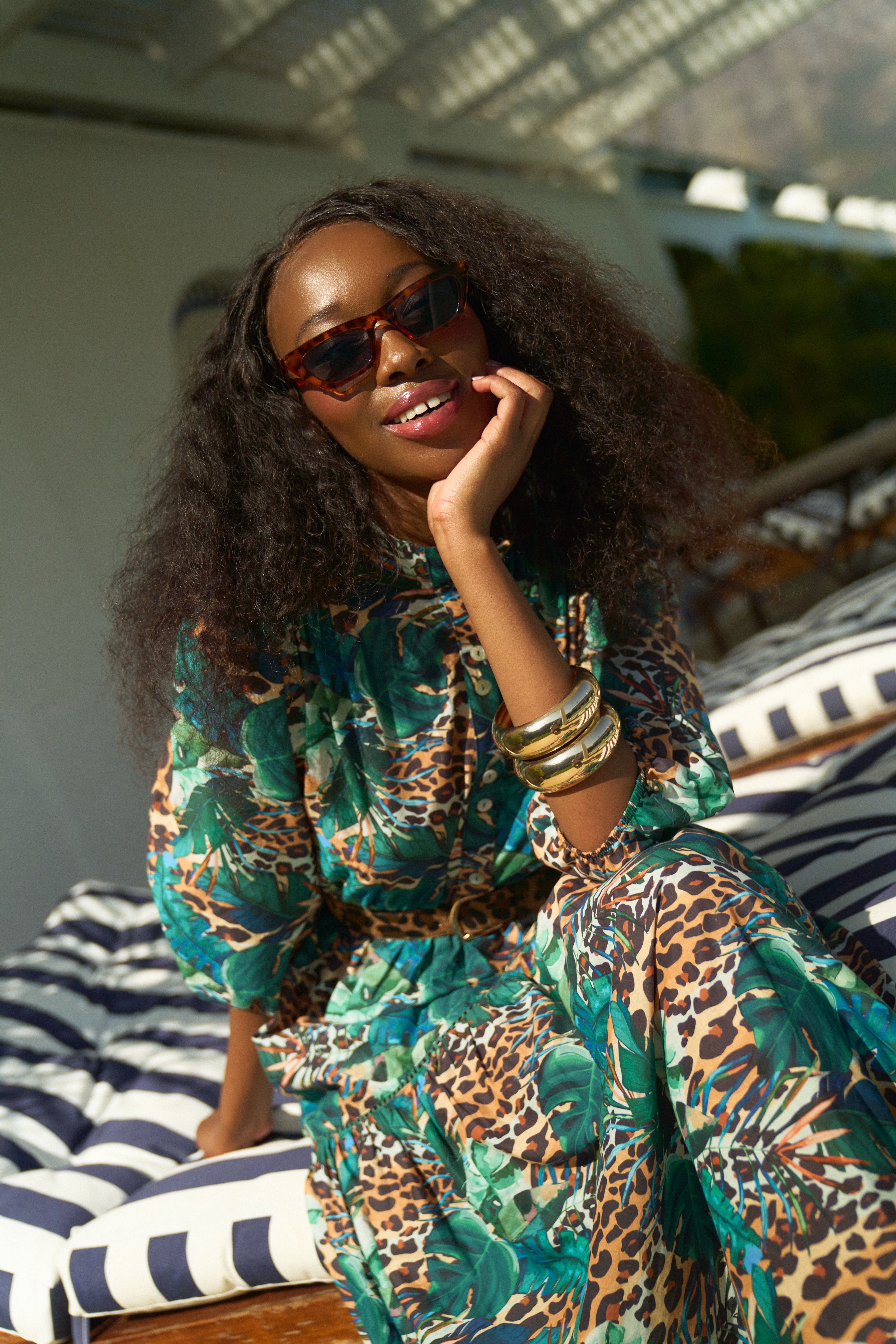 Bella Tier Maxi Botanical Jungle