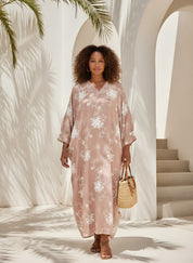 Sunset Embroidered Kaftan
