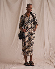 Carin Tunic In Ikat Print