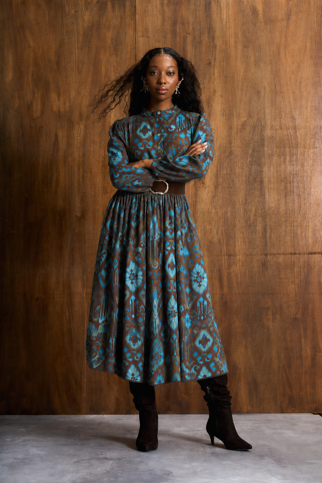 Desert Aztec Benita Belted Dress – comes with a complimentary belt ✨