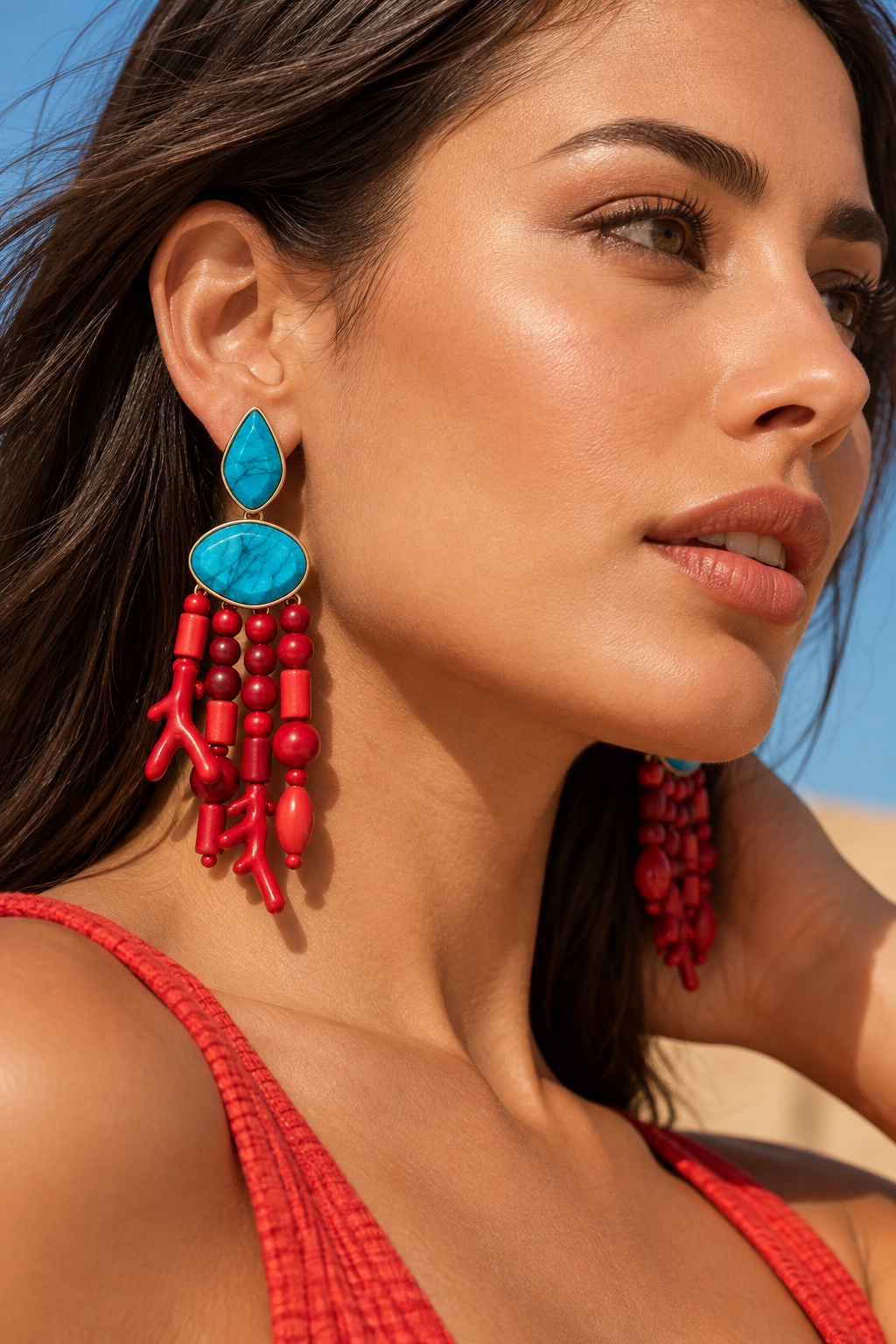 Coral Earing