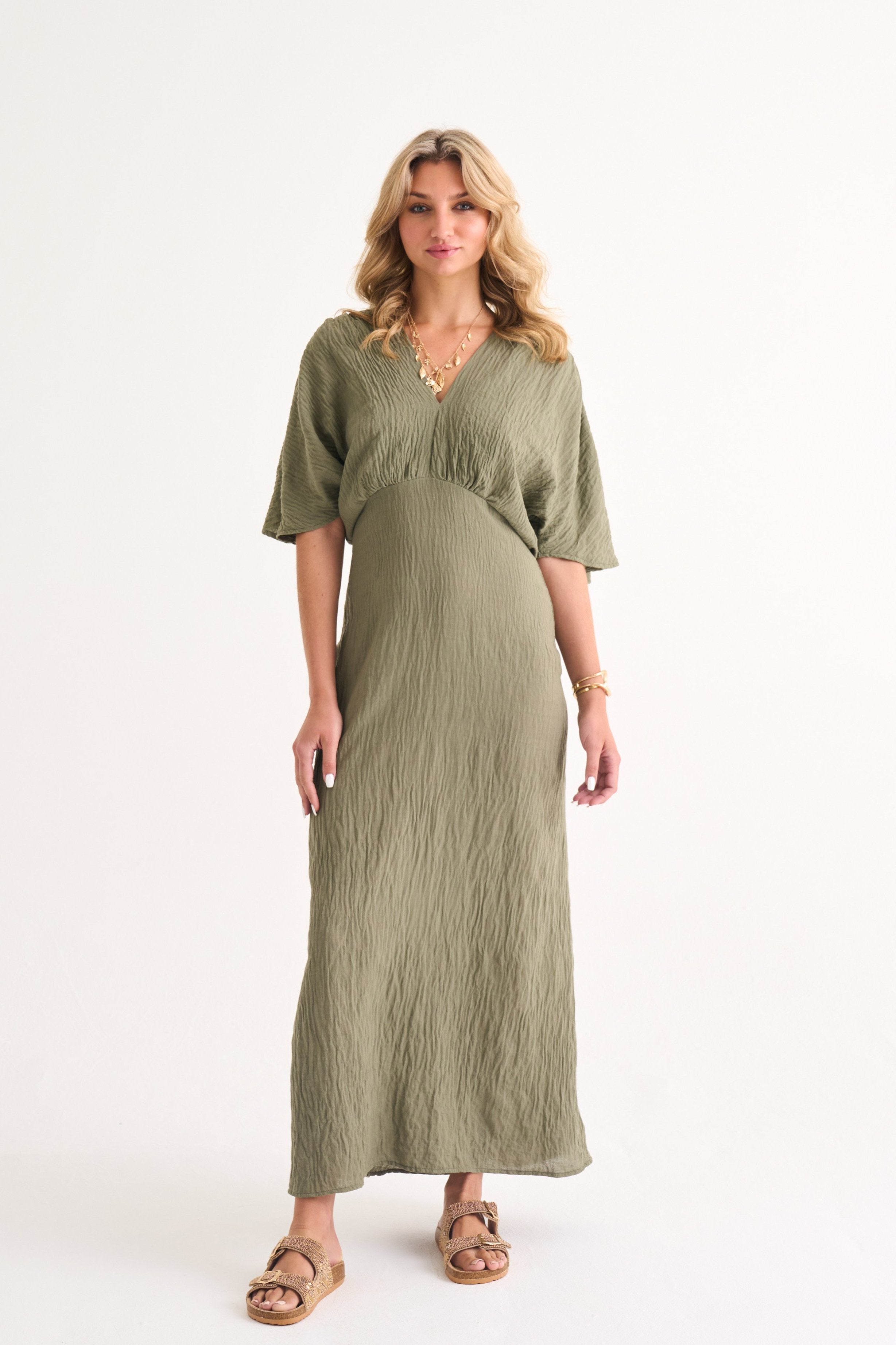Crushed Textured Kate Dress