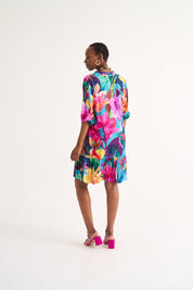 Pintuck Mini Tier Dress