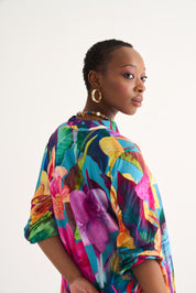 Pintuck Mini Tier Dress