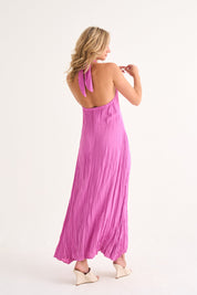 Myra Pleated Maxi Summer Dress