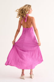 Myra Pleated Maxi Summer Dress