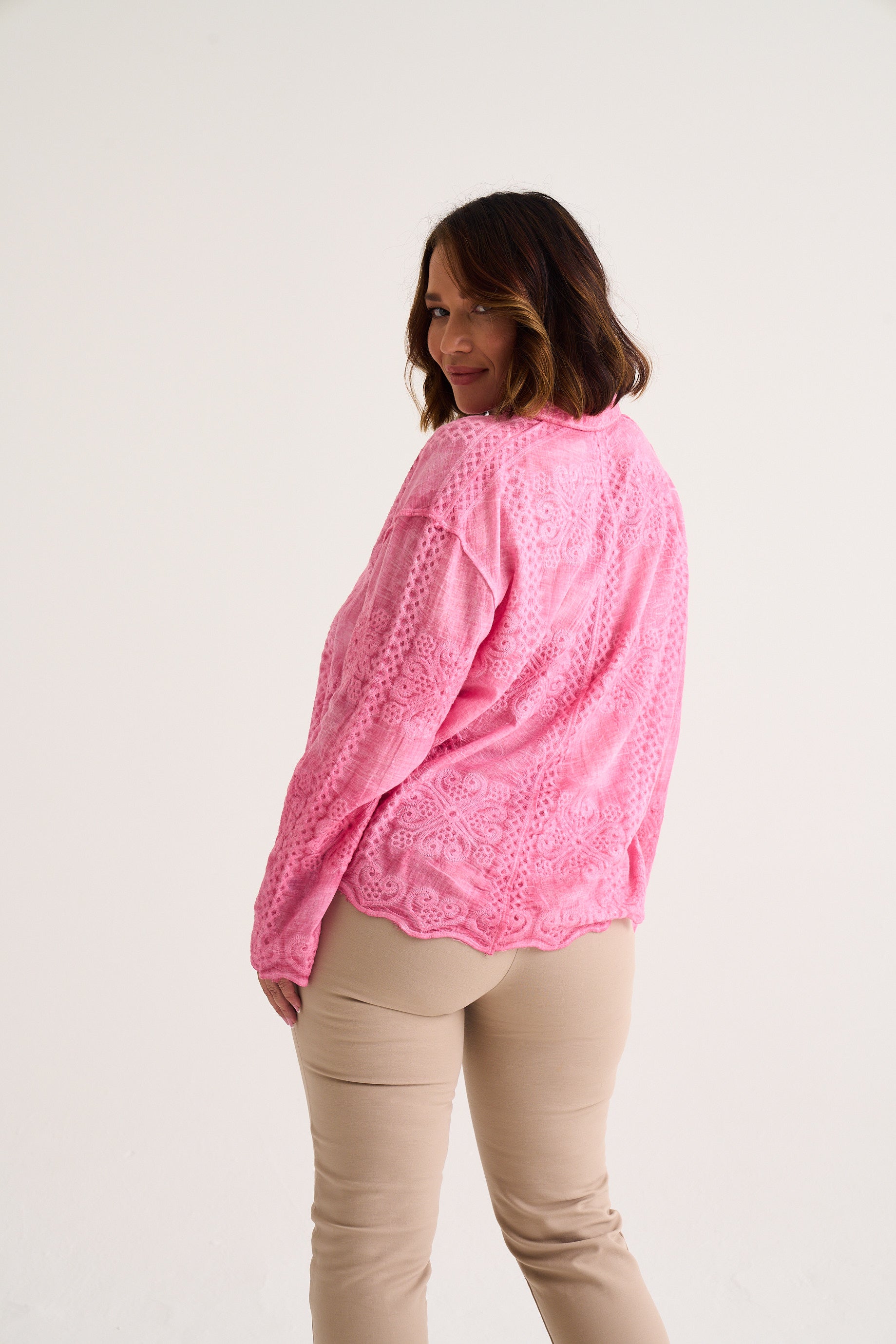 Pink Dani Anglaise Shirt