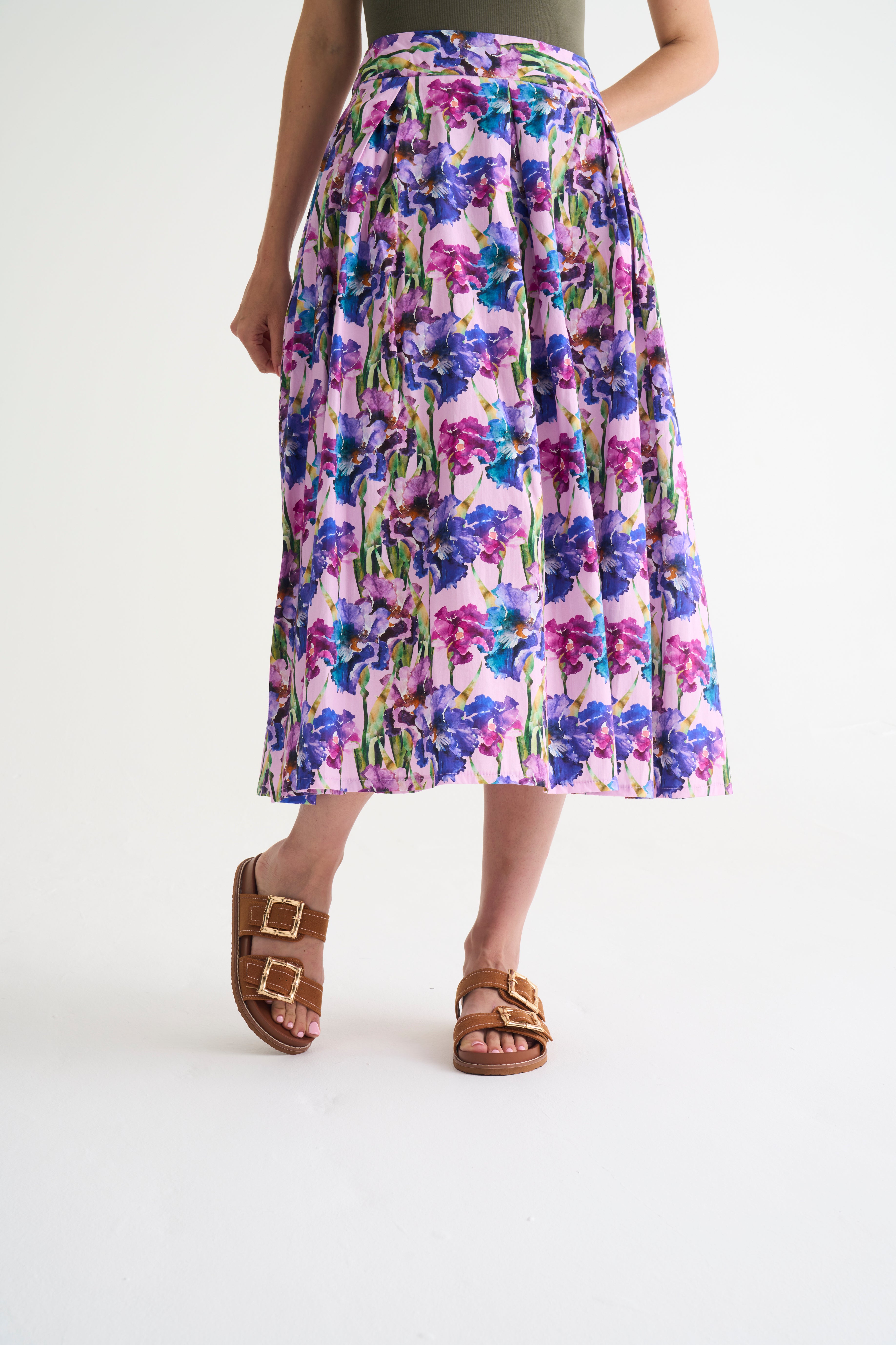 Cleo Boxpleat Skirt