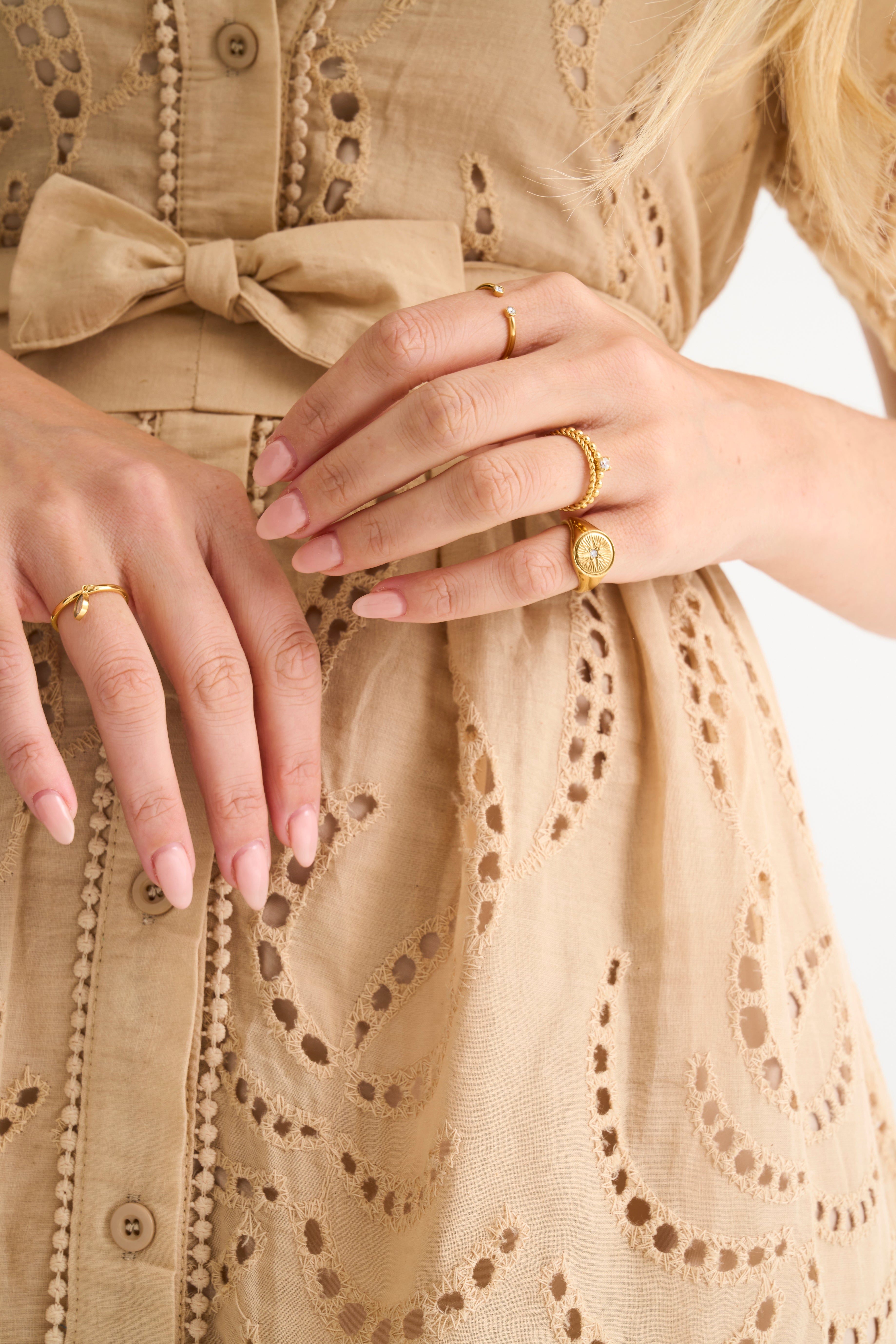 Stone Fria Anglaise Dress