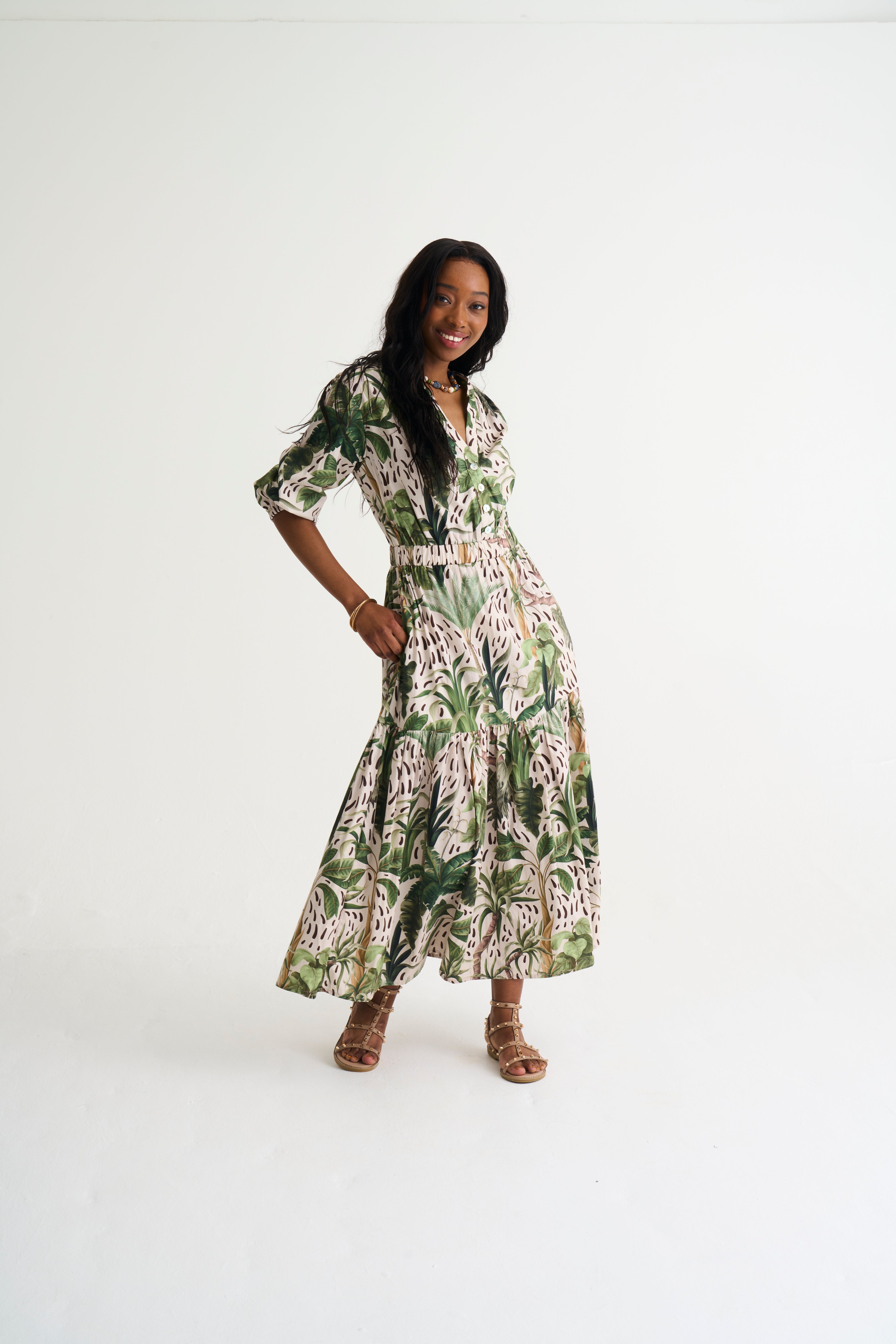 Wendy Resort Print Maxi