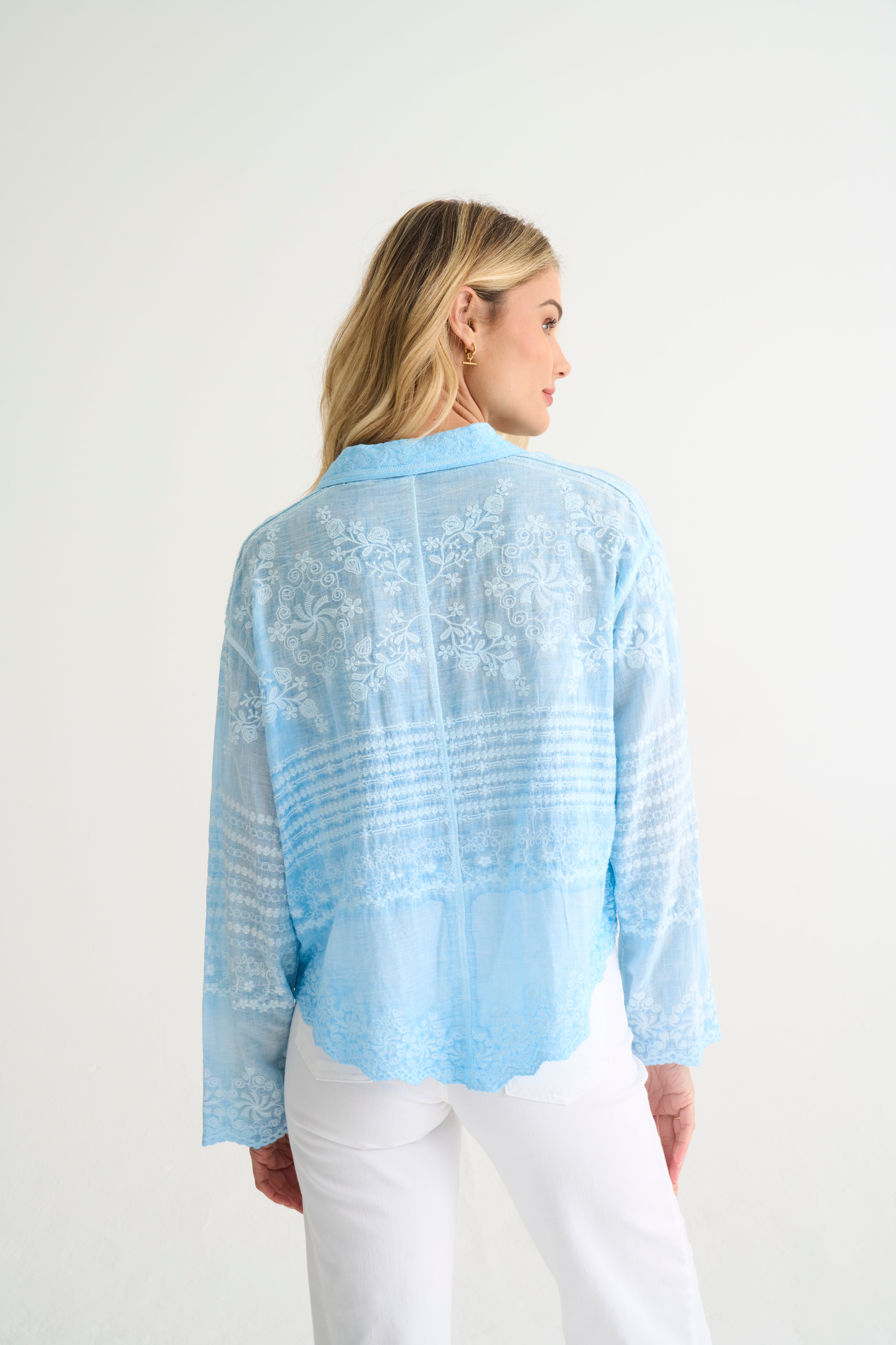 Blue Dani Anglaise Shirt